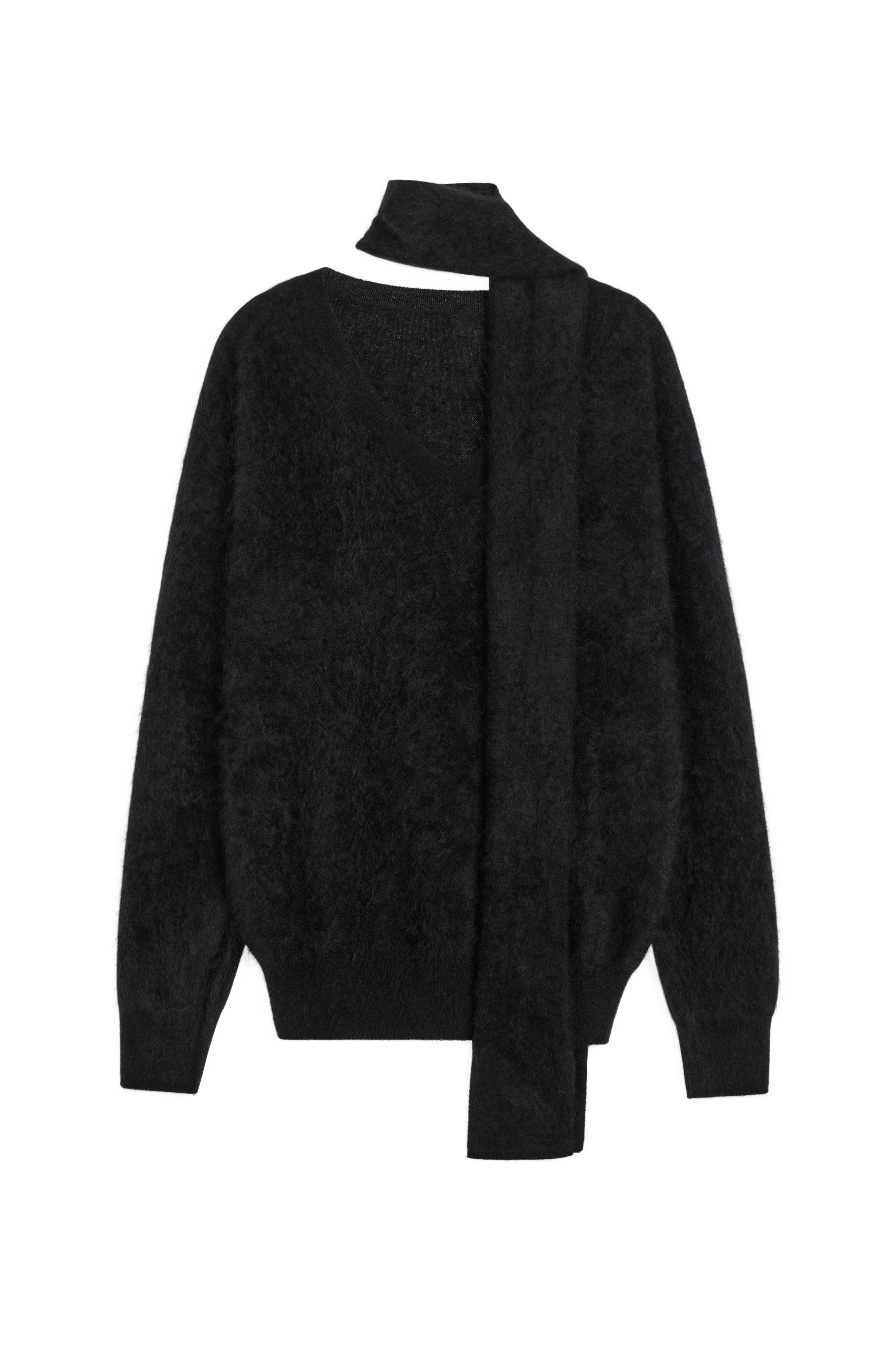 SOFFI CASHMERE V-NECK KNIT