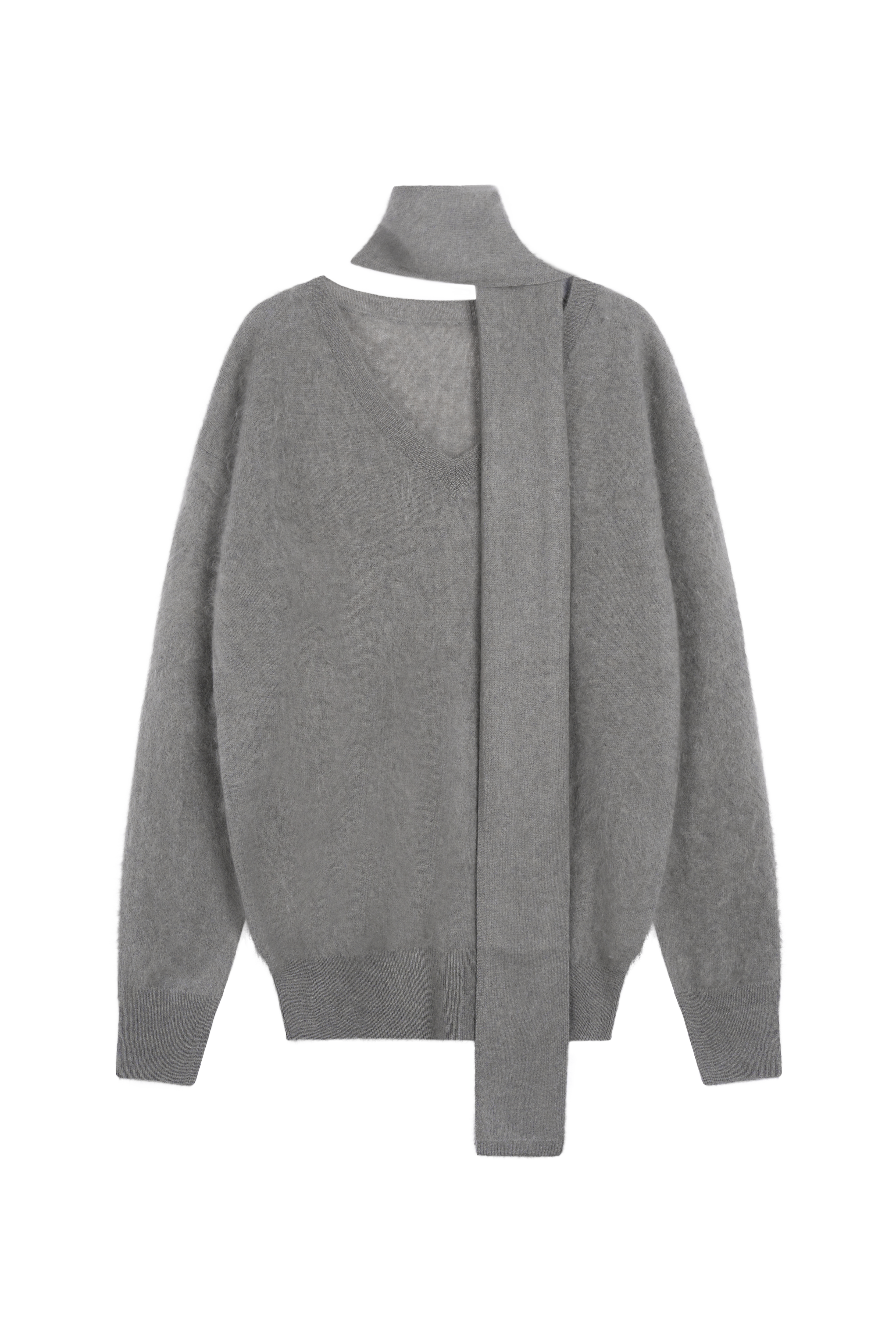SOFFI CASHMERE V-NECK KNIT