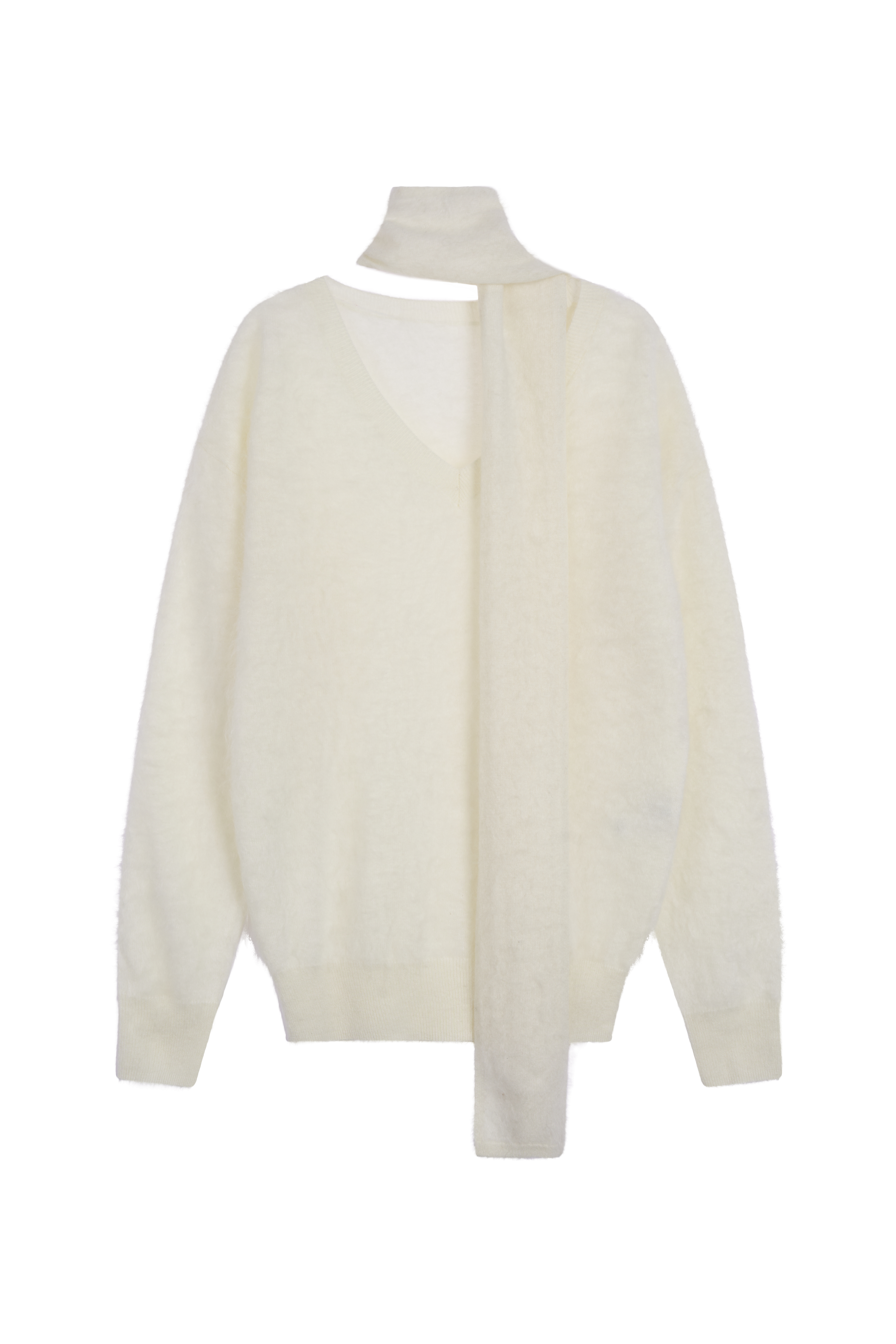 SOFFI CASHMERE V-NECK KNIT