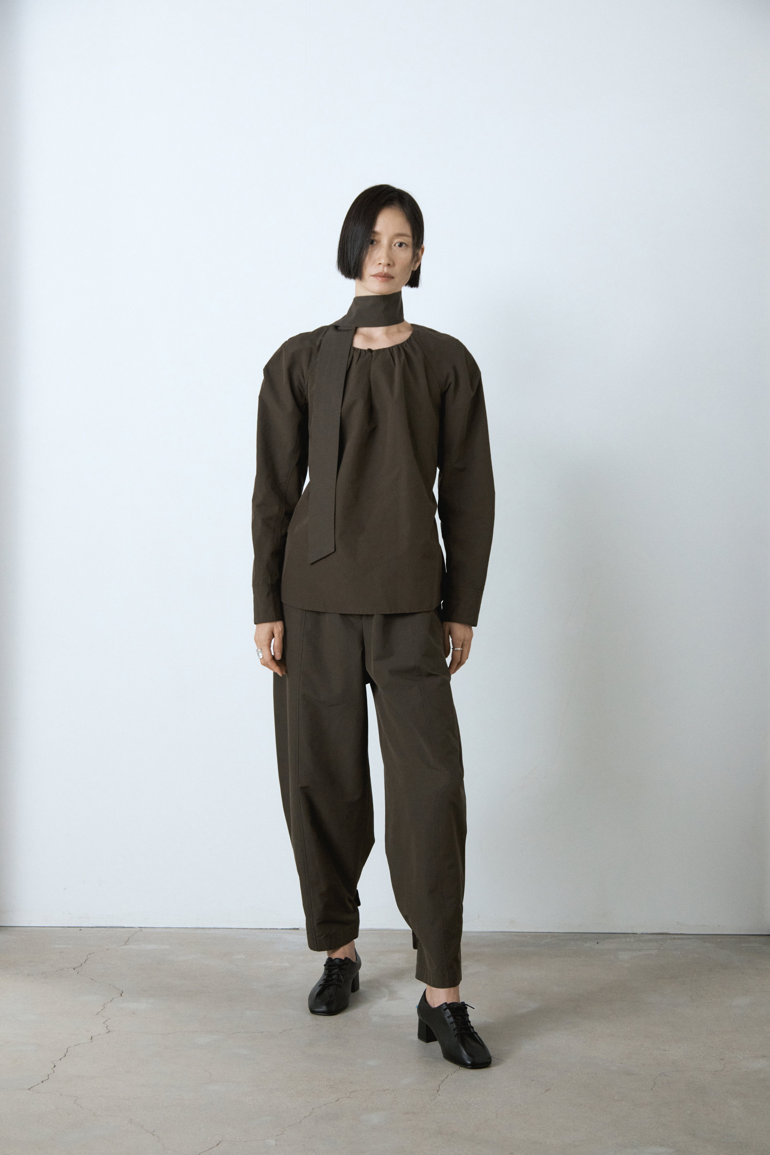 人気完売 美品 ドゥーズィエムクラス SCARF BLOUSE TUS SCARF BLOUSE