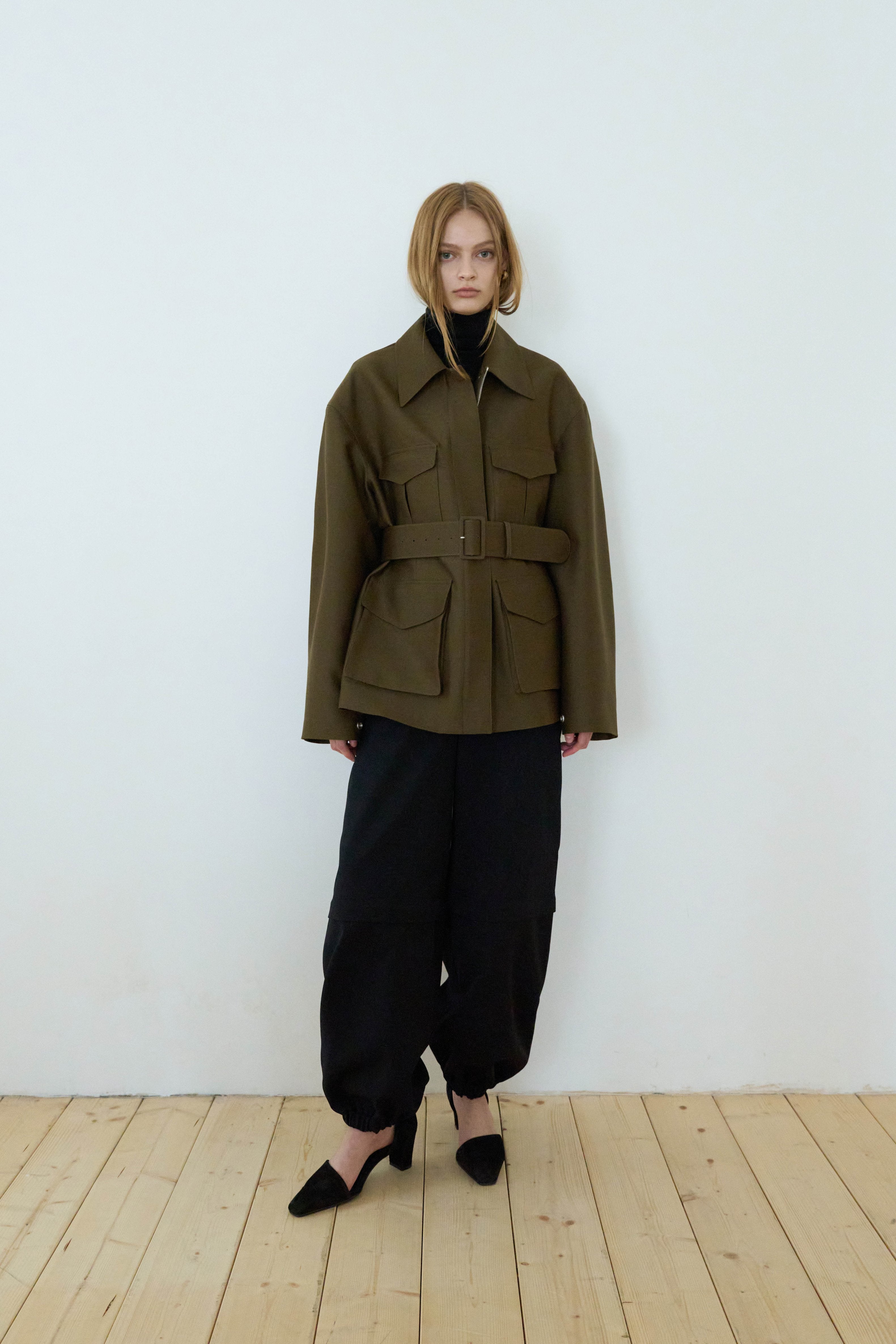 SANA WOOL SILK POCKET JACKET