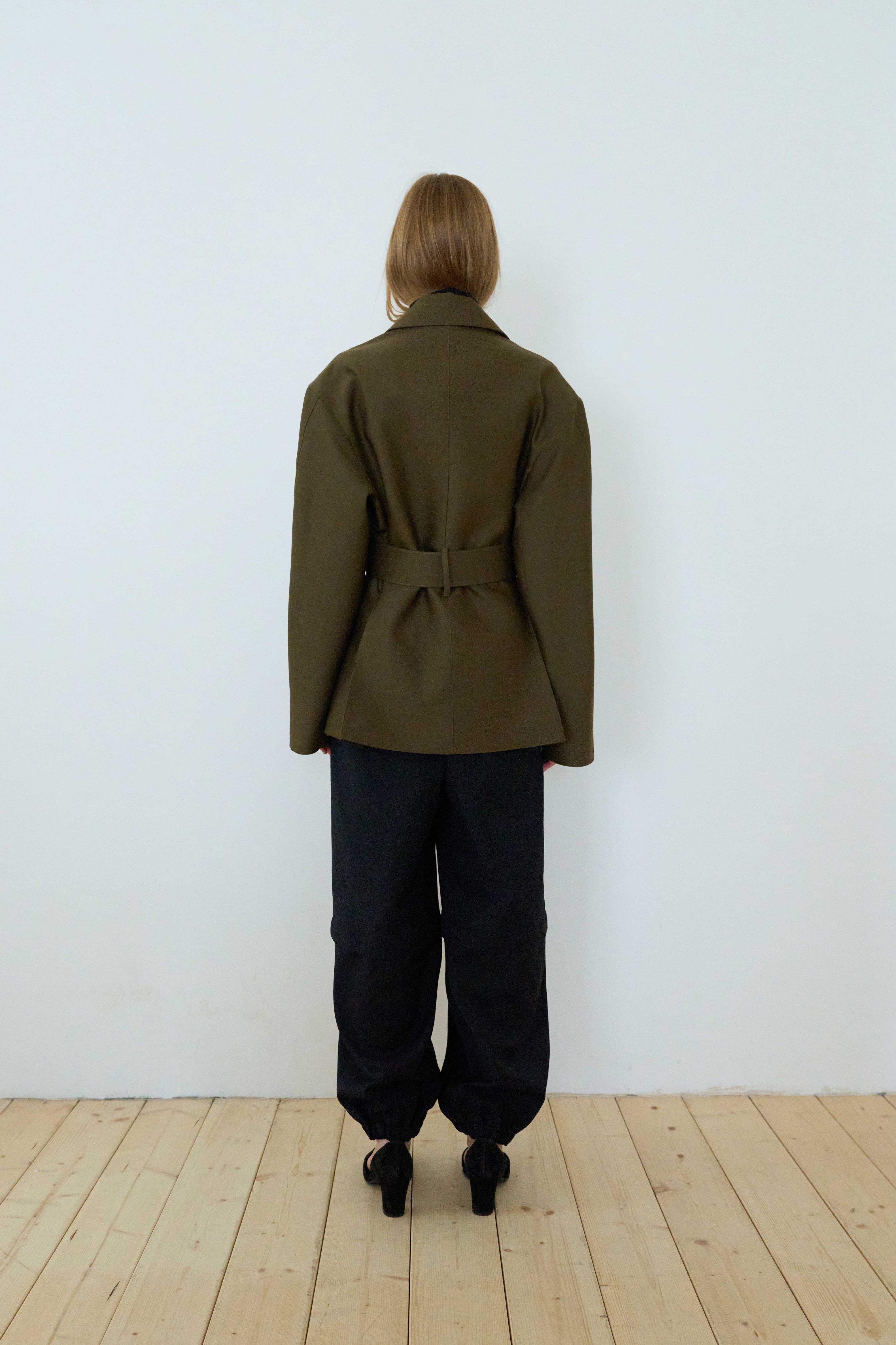 ジャケット・アウター sana SANA WOOL SILK POCKET JACKET