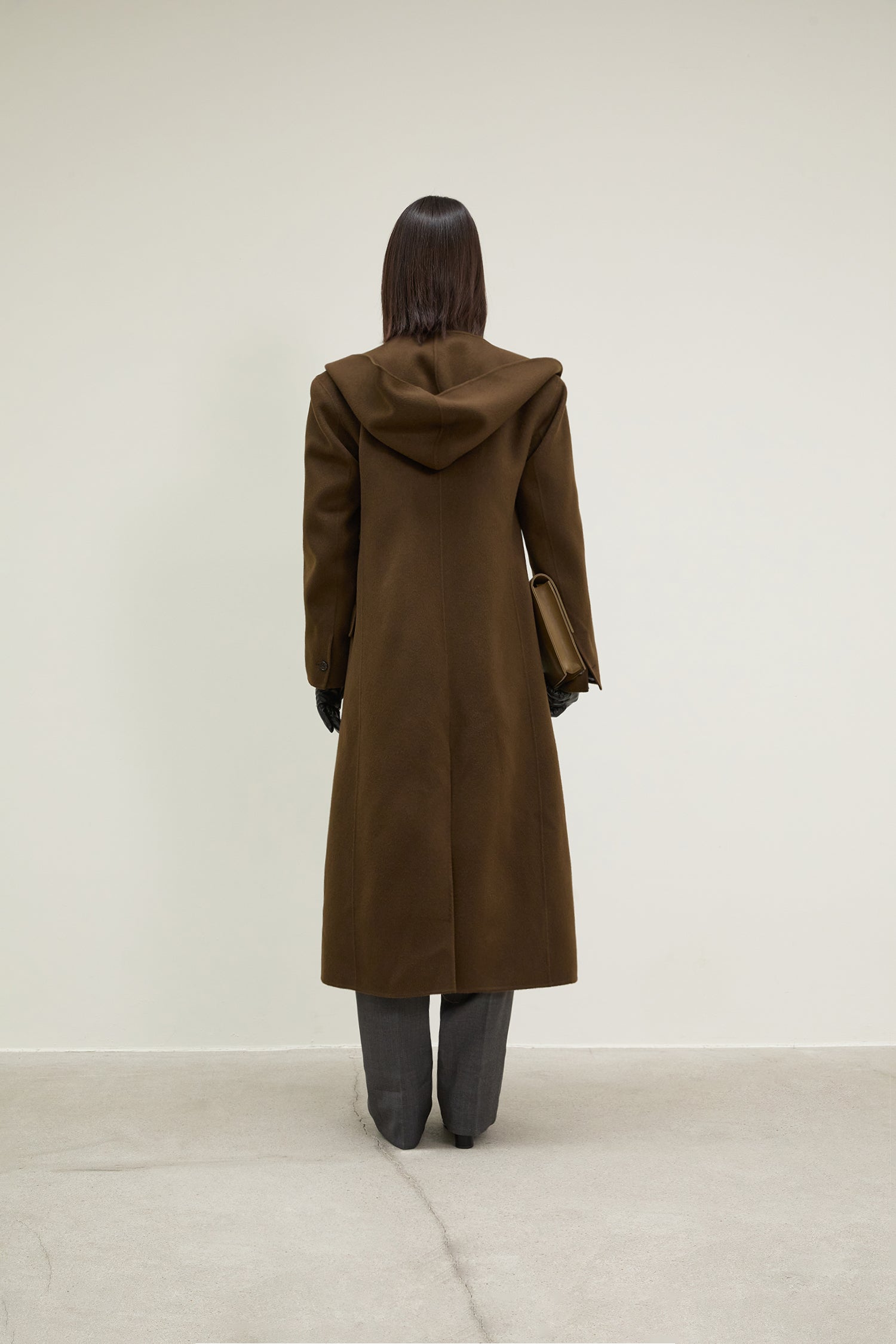 ディーラー様 作家様 製作 制作 ロング コート 赤茶 チェック 靴 服 