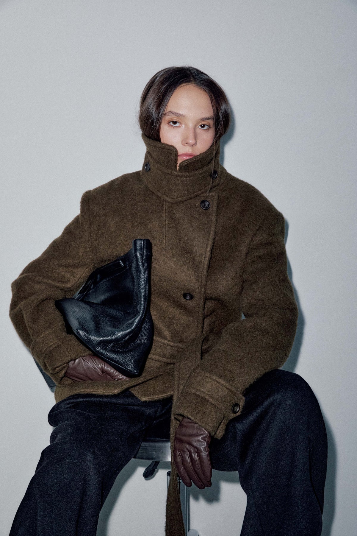 MERR ALPACA PEACOAT